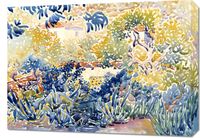 Obraz 70x50cm The Artist's Garden, Henri-Edmond Cross do Salonu