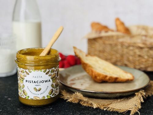 Pasta pistacjowa 250 g - Naturalna, 100% pistacji, krem pistacjowy na Arena.pl