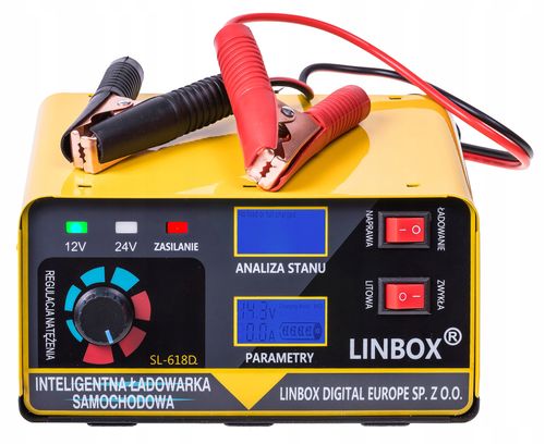 Prostownik Samochodowy do Akumulatorów 24V 12V 20A POLSKIE MENU na Arena.pl