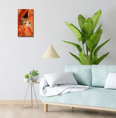 Obraz 20x40cm Ukryty Kot na Arena.pl