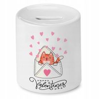 Skarbonka Prezent Walentynki Happy Valentines Day Z Nadrukiem Ze Zdjęciem