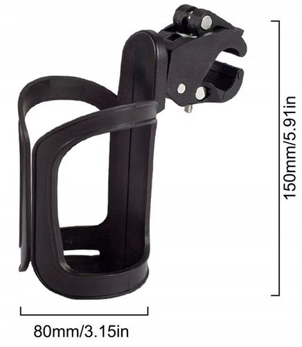 Uchwyt na Bidon Koszyk Na Butelkę Kubek do Wózka  C1_5E na Arena.pl