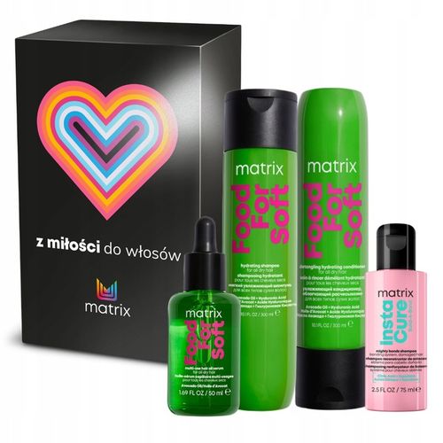 Matrix Food For Soft szampon, odżywka, olejek do włosów suchych ZESTAW na Arena.pl