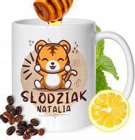 Kubek Dla Natalii Koleżanki Przyjaciółki Żony Prezent Biały 330Ml