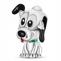 Zawieszka SREBRO 925 Charms Koralik Piesek Pluto