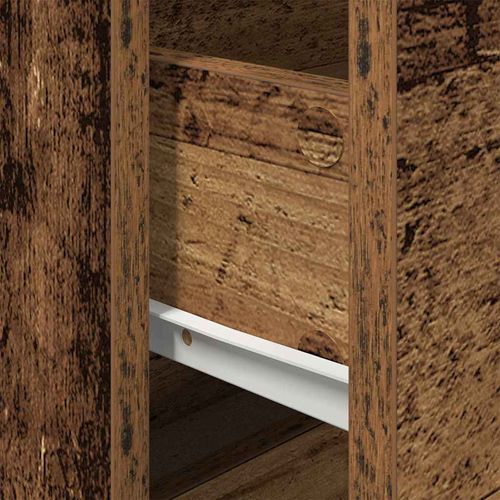 Ścienny stolik nocny with 2 pcs Stare drewno 50 x 39 x 41 cm na Arena.pl