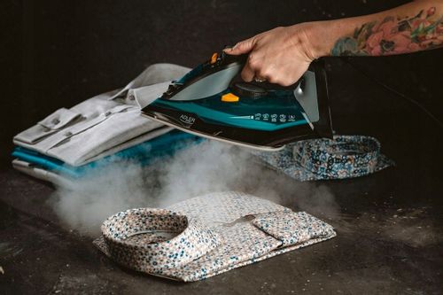 Mocne Żelazko Parowe Stopa Ceramiczna 3000W 9W1 na Arena.pl