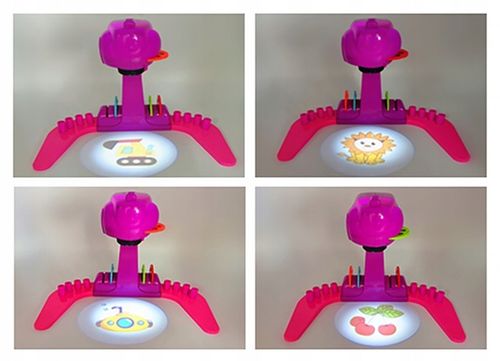 PROJEKTOR RZUTNIK DO NAUKI RYSOWANIA ZE SLAJDAMI ZESTAW DLA DZIECI + MAZAKI na Arena.pl