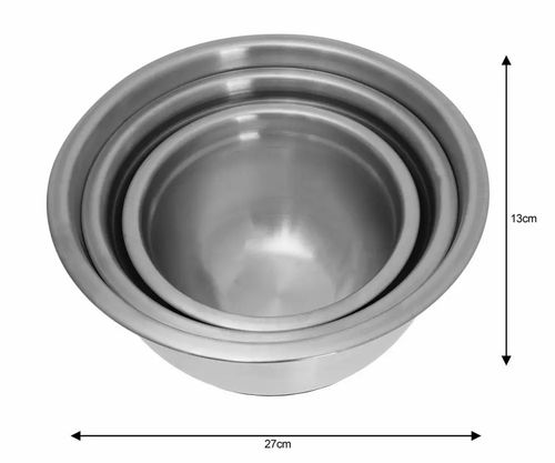 zestaw stalowych misek kuchennych klausber kb-7388 na Arena.pl