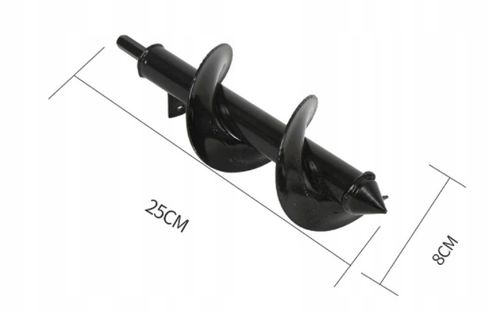 WIERTŁO ŚWIDER OGRODNICZY SADZARKA DO ZIEMI 8x30cm 8/30 na Arena.pl