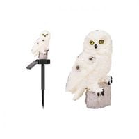 LAMPA LED SOLARNA SOWA 40CM Z CZUJNIKIEM ZMIERZCHU IP44