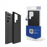 CZARNE SOLIDNE ETUI COVER OCHRONNY 3MK SILICONE CASE DO GALAXY S24 ULTRA