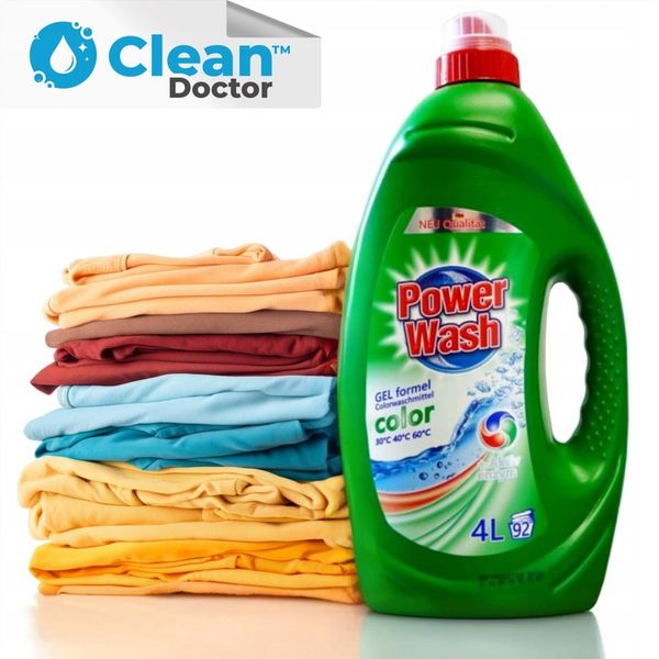 Żel do Prania Niemiecki POWER WASH Color 4L zdjęcie 2
