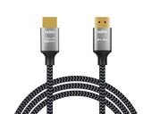 Przyłącze HDMI-HDMI 8k 3m plecionka