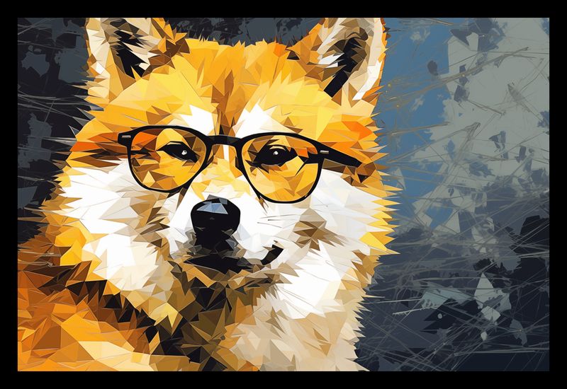 Plakat 30x20cm Intelektualny Psiak zdjęcie 2