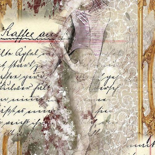 Deco Panel, Modelka przed lustrem abstrakcja 40x60 na Arena.pl