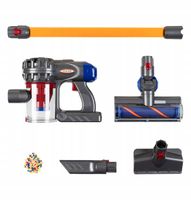 ODKURZACZ STOJĄCY PIONOWY DLA DZIECI ZABAWKOWY DŹWIĘK SSANIE + KOŃCÓWKI