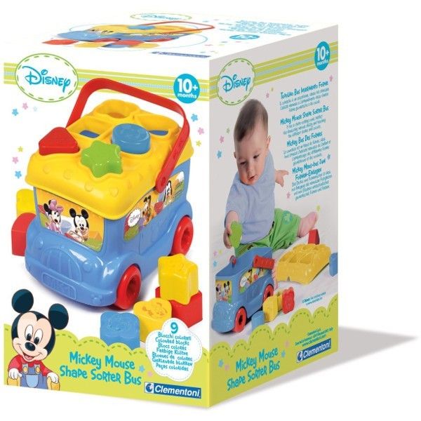 CLEMENTONI 14395 Autobus Baby Mickey sorter zdjęcie 1