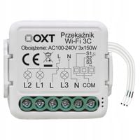 Moduł OXT mini przekaźnik 3 obwody WiFi Tuya