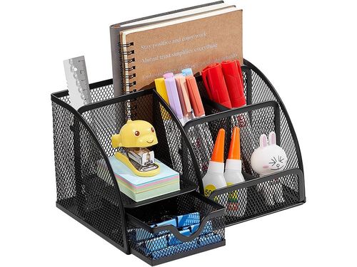 PRZYBORNIK ORGANIZER NA BIURKO 6 KOMÓR SZUFLADKA na Arena.pl