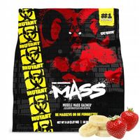 PVL MUTANT MASS 2270g GAINER Białko Węglowodany Truskawka banan