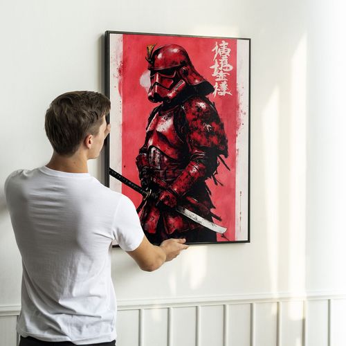 Plakat samuraj z mieczem 29,7x42 cm A3 na Arena.pl