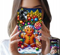 ETUI DO MOTOROLA G13 / G23 - PIERNIK, CUKIERKOWE WZORY ŚWIĘTA + FOLIA