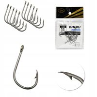 Zestaw Haczyk Haczyki DL CHINU 11 B. Nickel 10szt