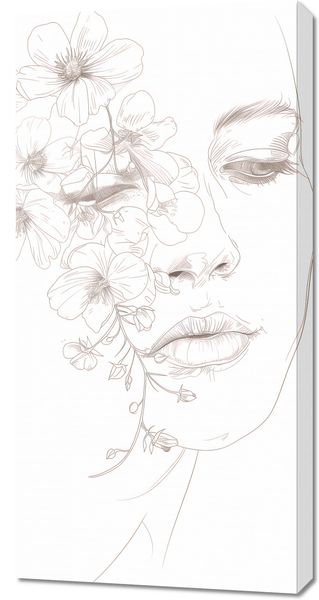 Obraz 50x100cm Kwitnąca Imersja zdjęcie 1