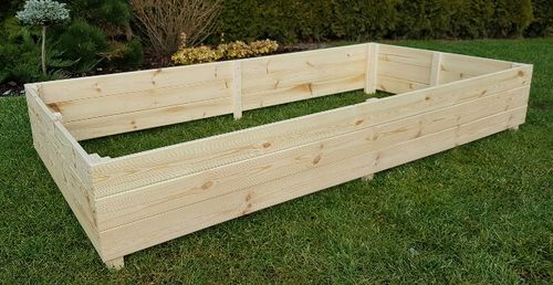WARZYWNIAK ZIELNIK INSPEKT SKRZYNIA 120x80x30 EKO DREWNIANY WYSOKI na Arena.pl