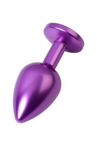 purple anal plug toyfa metal,with a amethyst colored gem na Arena.pl