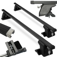 Uniwersalny bagażnik bazowy na punkty montażowe AMOS C-15 PLUS Belki Stalowe 130cm