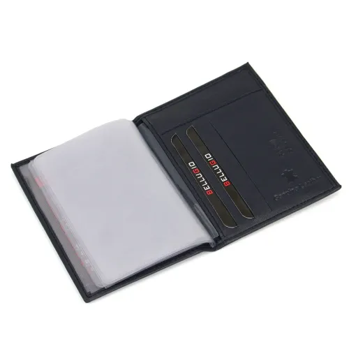 skórzane etui z systemem granatowy rfid na Arena.pl