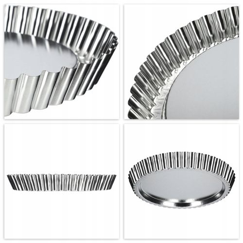 BLACHA OKRĄGŁA FORMA DO PIECZENIA TARTY CIAST 30cm na Arena.pl