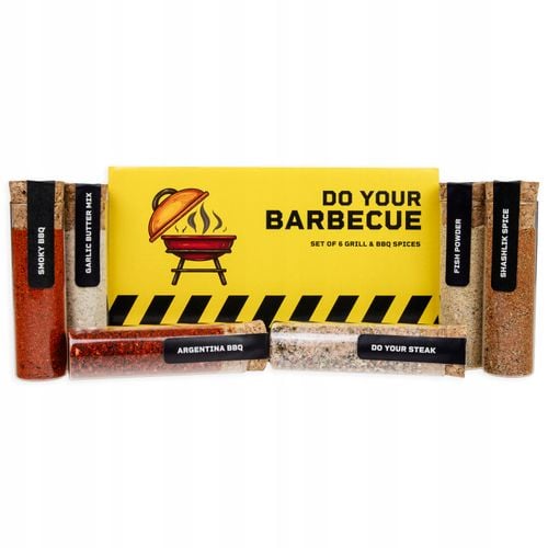 zestaw przypraw do grilla "do your barbecue" 6x60ml na Arena.pl