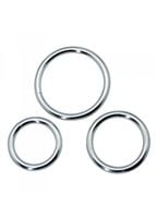 timeless metal rings (3 pcs)