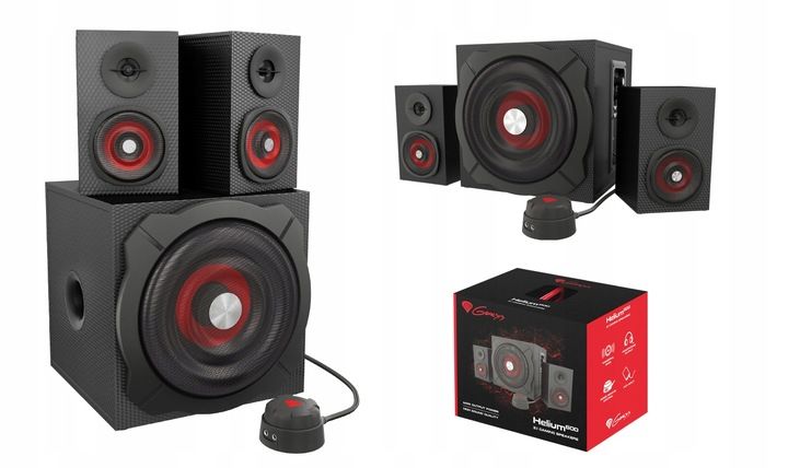 Głośniki 2.1 60W PC Komputerowe GENESIS Helium 600 Pilot zdjęcie 10