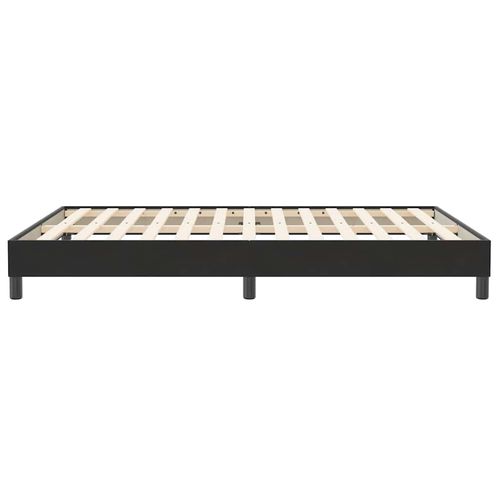 Łóżko Box Spring bez materaca Czarne 160x210 cm Aksamit na Arena.pl