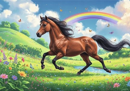 Puzzle 200 Dostojny Koń 13355 na Arena.pl