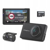 Rejestrator FineVu 32GB QHD FHD wyświetlacz LCD 3.5 GPS RADARY