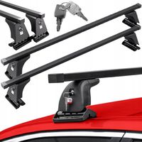 Bagażnik dachowy bazowy belki na dach stal do Peugeot 407 Sedan 2004-2010