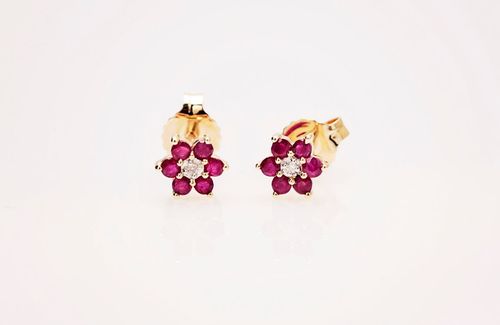 Złote kolczyki KZD0946 - Diament na Arena.pl