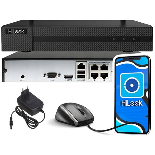 Zestaw monitoring IP PoE HiLook by HIKVISION 2x Kamera zewnętrzna 4MPx IP67 na Arena.pl