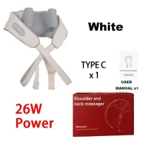 Masażer szyi Shiatsu z czerwonym światłem LED