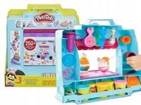 Play-Doh Ciastolina Zestaw Ciężarówka Furgonetka Z Lodami Lodziarnia F1390
