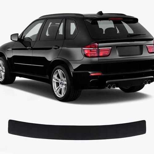 BMW X5 E70 2007-2014 Listwa Nakładka na Zderzak Tylni Czarna ABS na Arena.pl