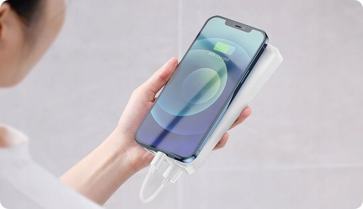 POJEMNY MOCNY POWER BANK POWERBANK BASEUS 20000MAH 3x USB USB-C 3A PD 15W zdjęcie 3