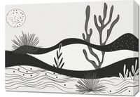 Obraz 70x50cm Ogród przy Nocy