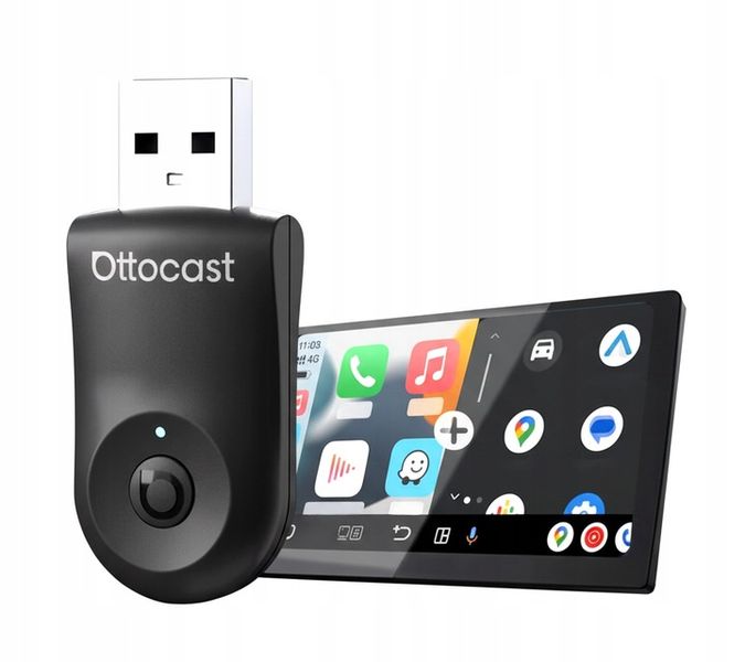 Bezprzewodowy Adapter Ottocast Mini 2w1 CarPlay / Android Auto CA505-T zdjęcie 1