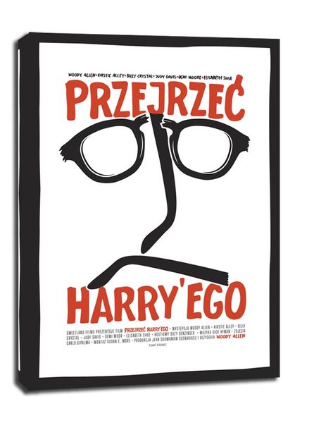 Woody Allen Przejrzeć Harry’ego I - obraz na płótnie 90x120 cm zdjęcie 1